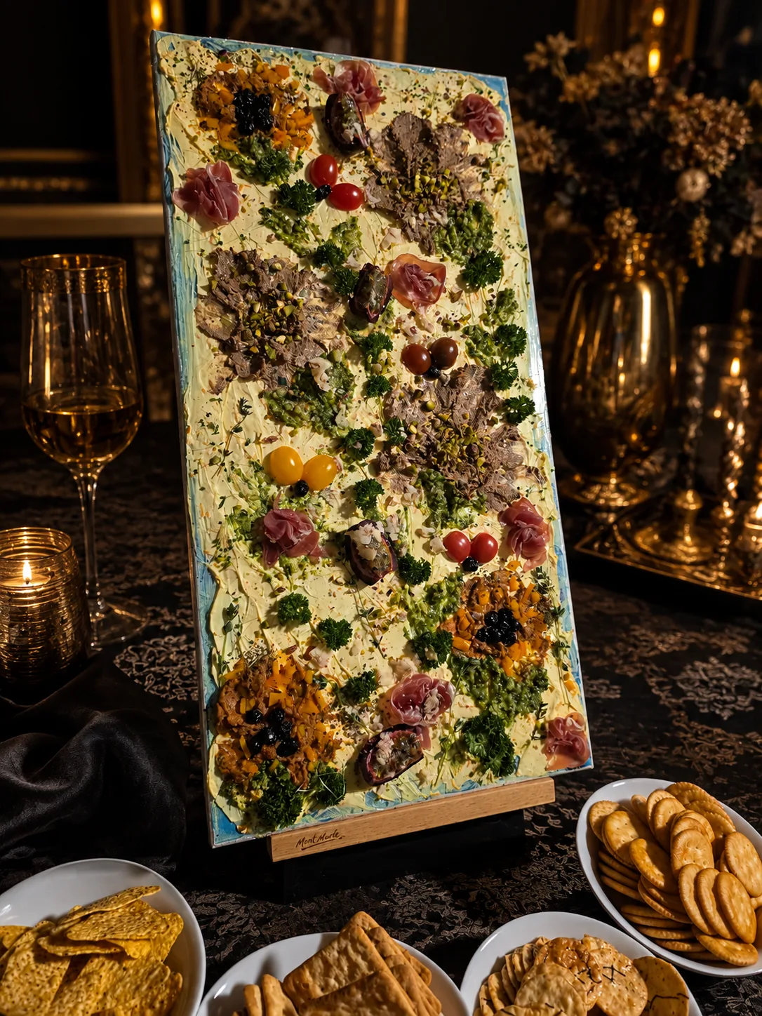DOSHADO — appetizer art easel