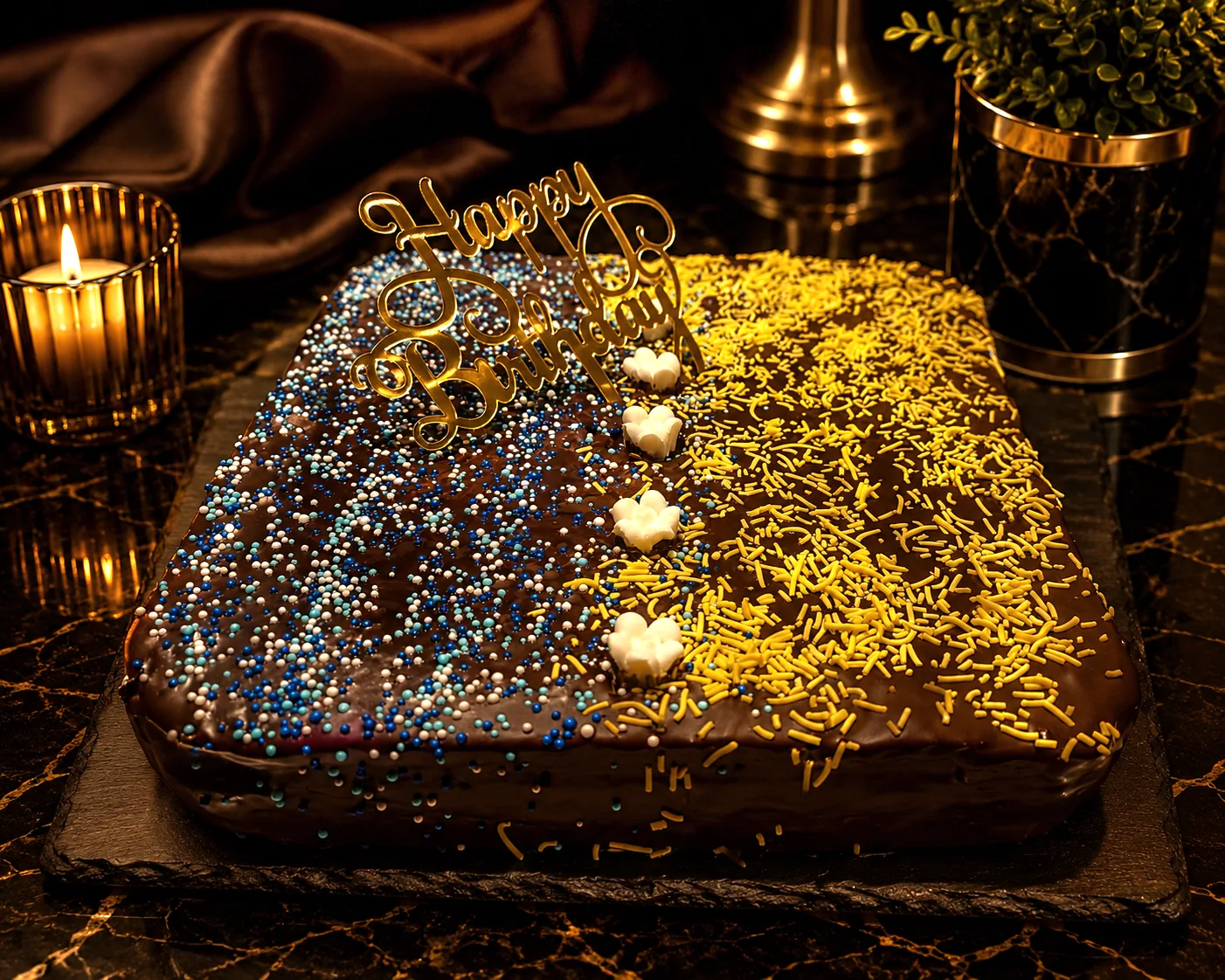 DOSHADO — birthday cake chocolate
