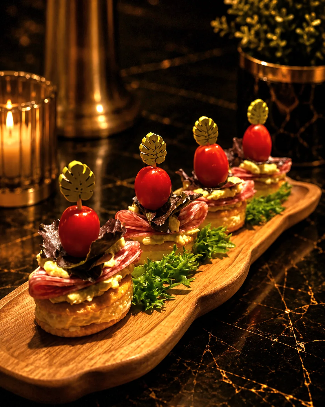 DOSHADO — canape skewers tomato