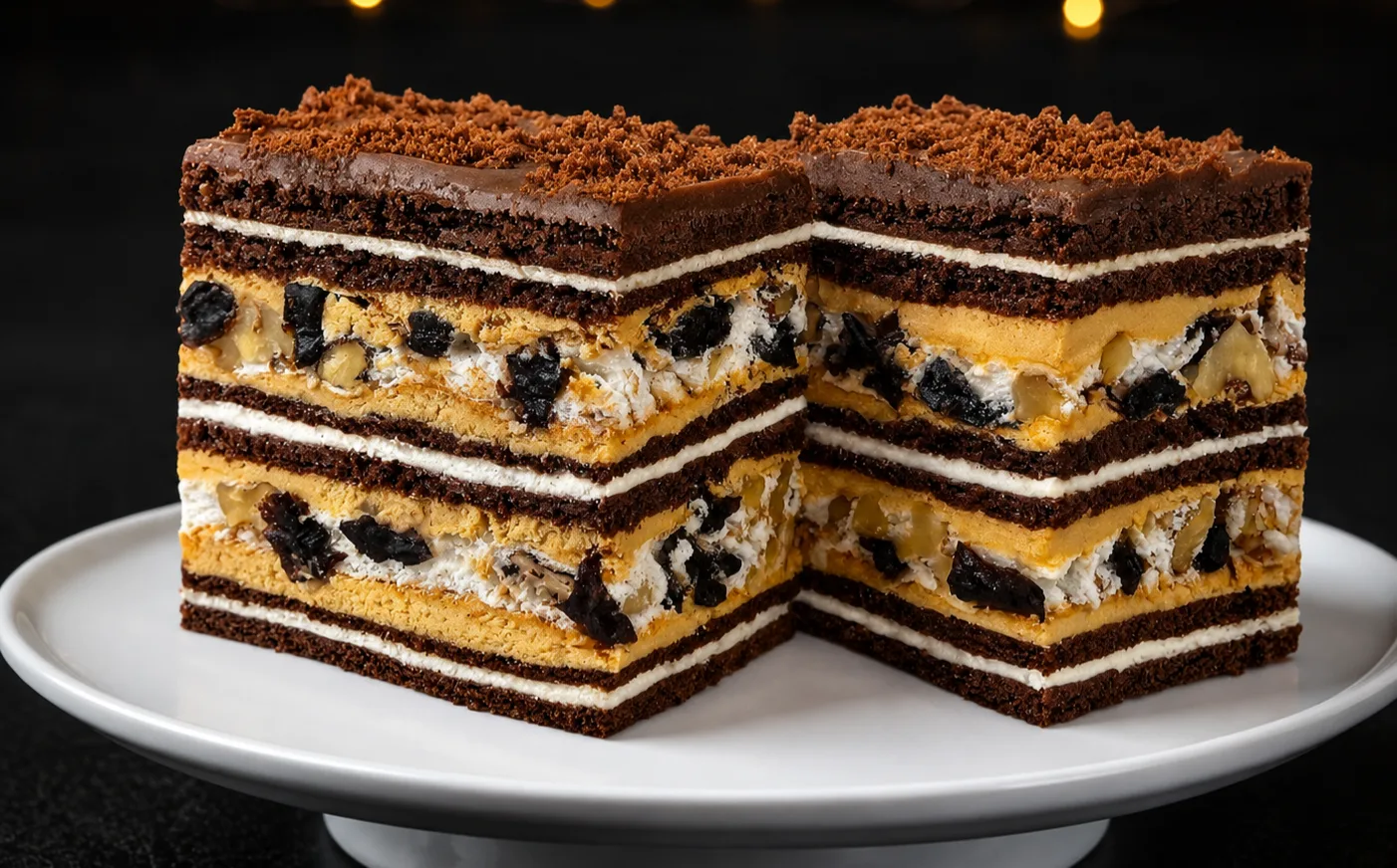 DOSHADO — chocolate prune cake