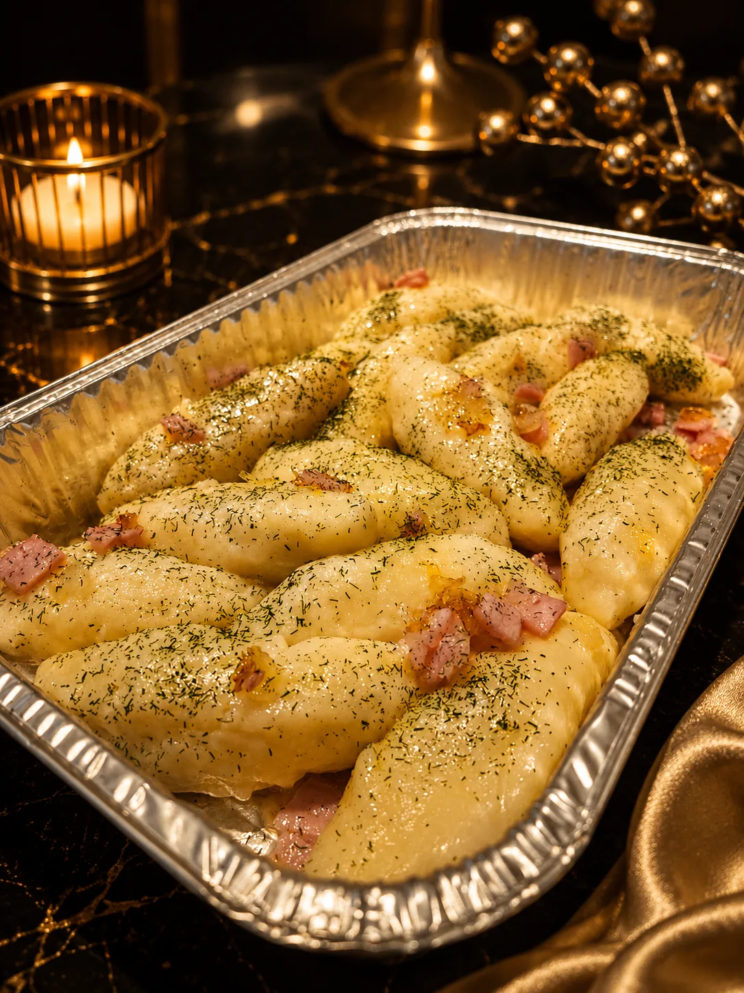 DOSHADO — dumplings baked cheese