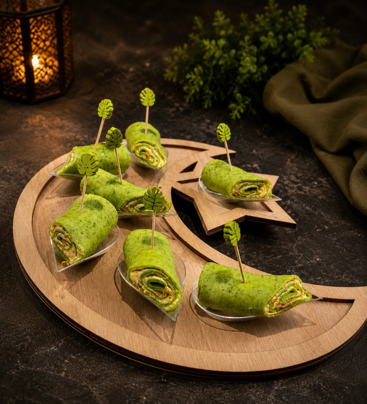 DOSHADO — green rolls skewers