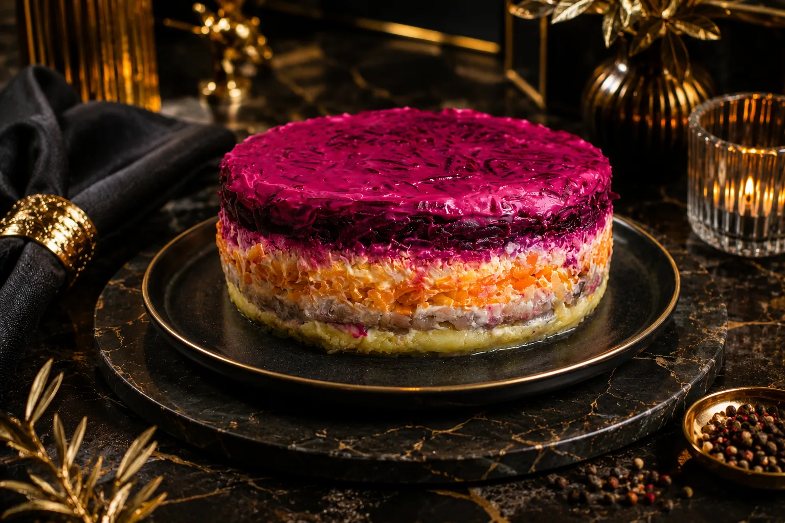 DOSHADO — layered salad beet