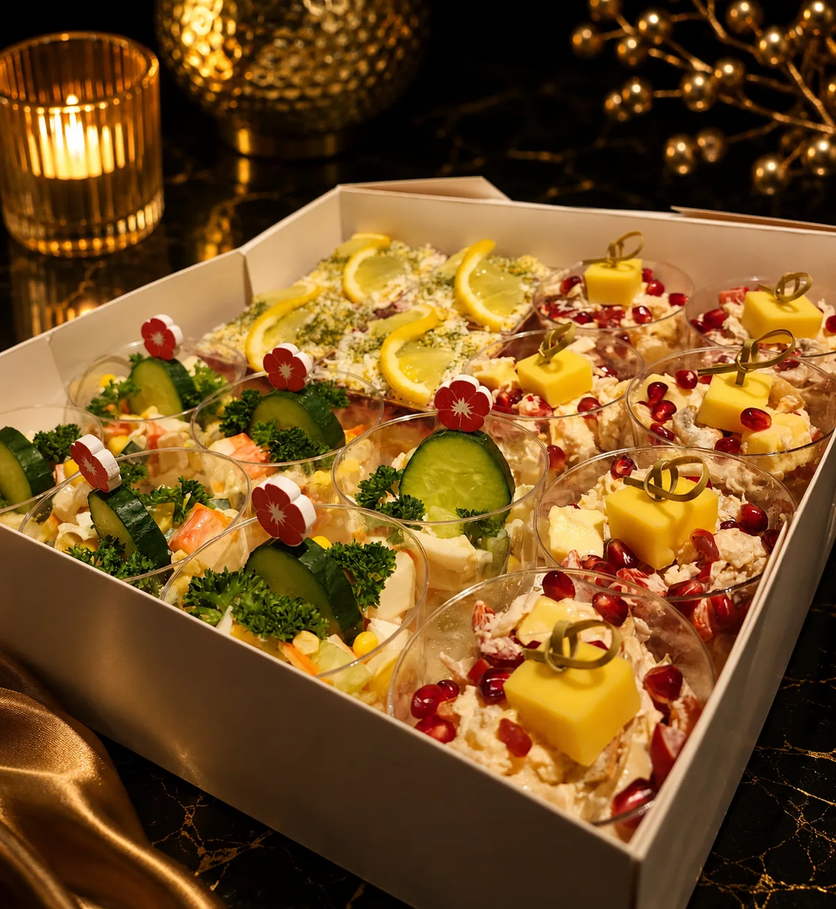 DOSHADO — salad tray pomegranate